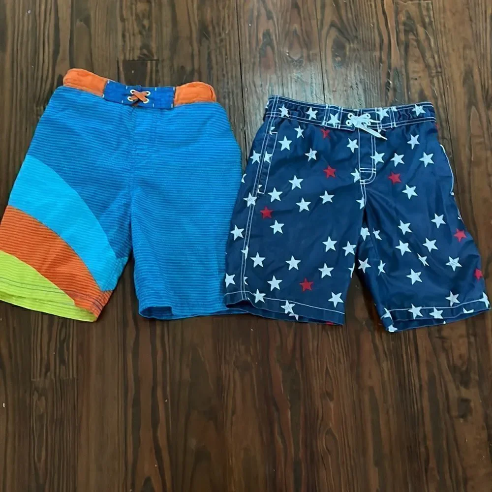 Boys Size M swim trunks. Crazy 8 and Cherokee